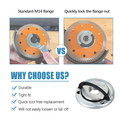 Angle Grinding Tool Flange Nut🔧, 1 SET(2 PCS)