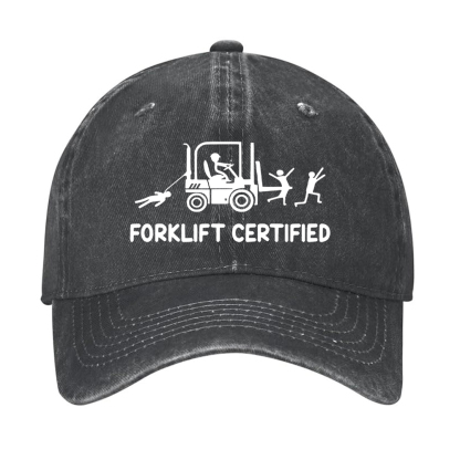 Forklift Certified Funny Warehouse Worker Hat