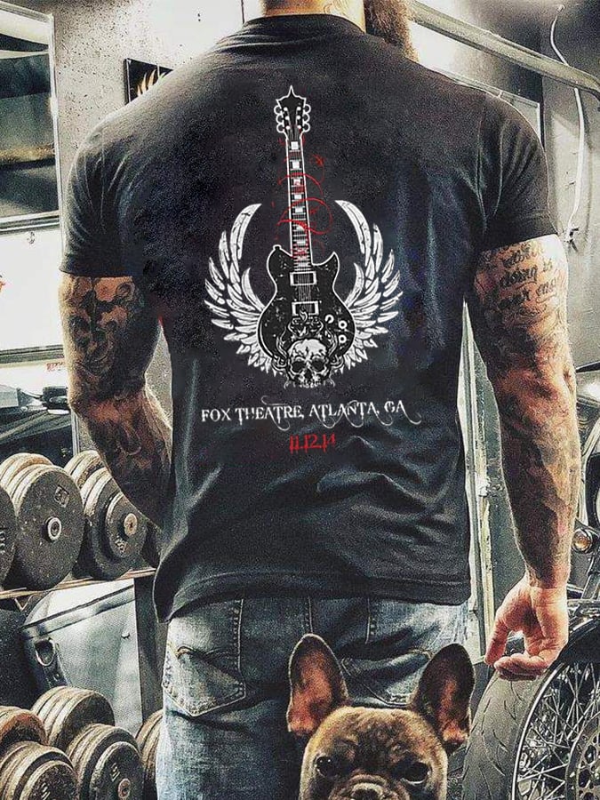 Men's FREE BIRD PRINT T-SHIRT