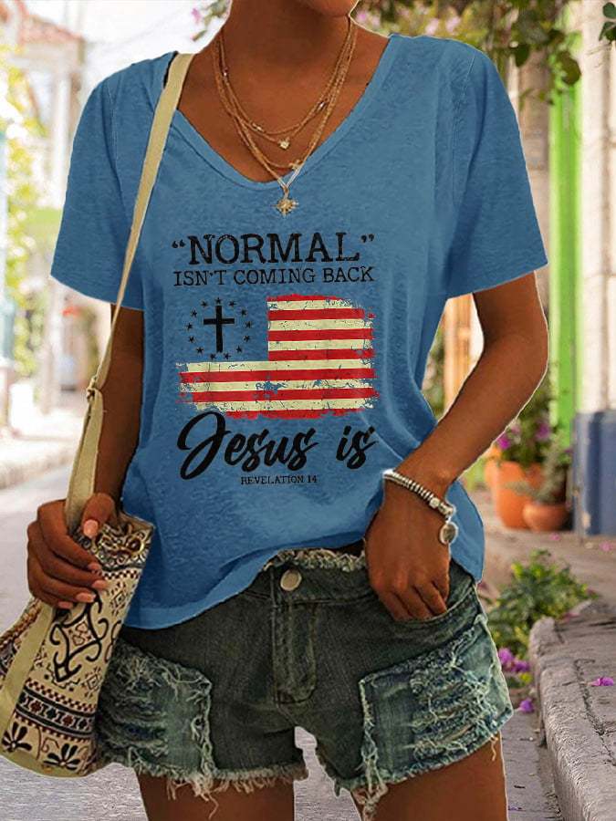 Women's Casual Printed Short Sleeve T-Shirt