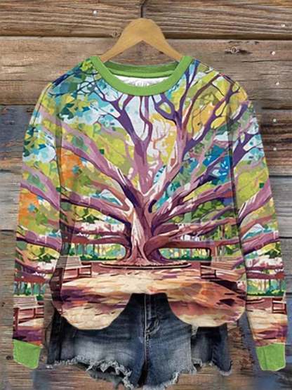 Women's Maui Strong Wildfire Relief Print Sweatshirt