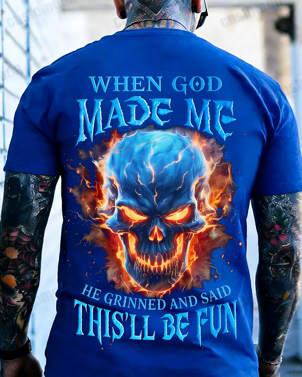 When God Made Me He Grinned And Said This'll Be Fun Custom Year Sweatshirt/T-shirt/Hoodie