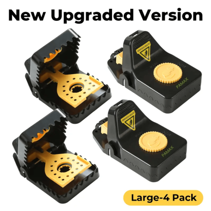 （4PCS）clips Mouse Glue Traps Mouse Rat Deterrent