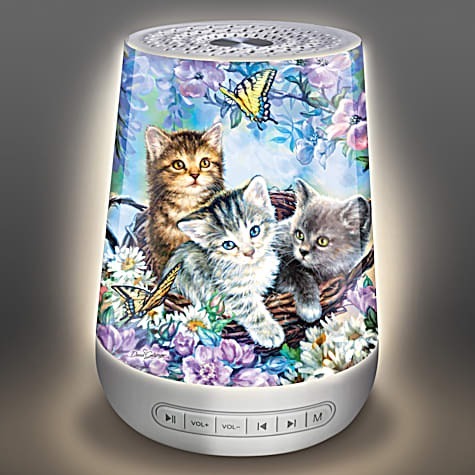 Cat Art Sound Machine With Nightlight