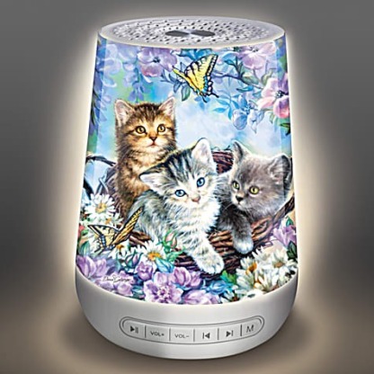 Cat Art Sound Machine With Nightlight