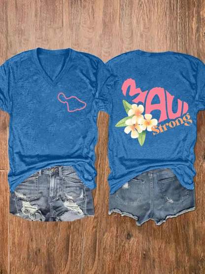 Women's Maui Strong Print T-Shirt