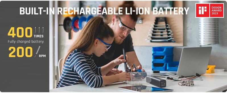 Product Introduction of Fanttik E1 MAX 3.7V Mini Electric Screwdriver 50-in-1 Magnetic Bits 5/32