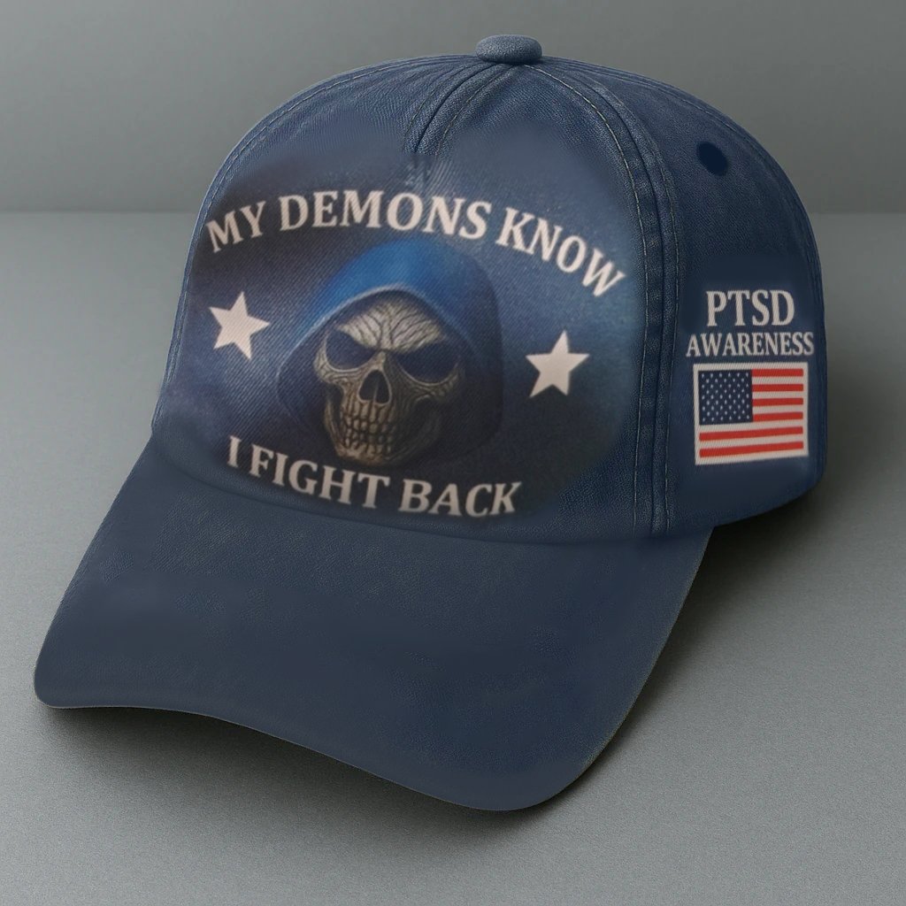 PTSD Awareness Hat – I Fight Back, Every Day