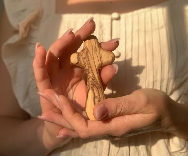 ️100% Handmade Wooden Comfort Cross