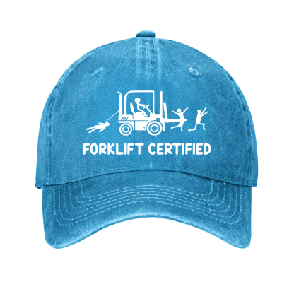 Forklift Certified Funny Warehouse Worker Hat