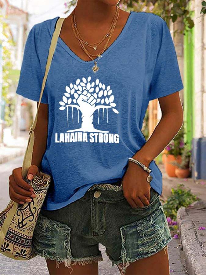 Women's Lahaina Strong Casual T-Shirt