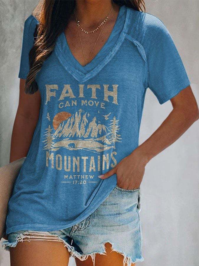 Women's Casual Print Short Sleeve T-Shirt