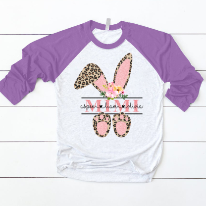 Leopard Bunny Mimi And Kids CL01 Baseball