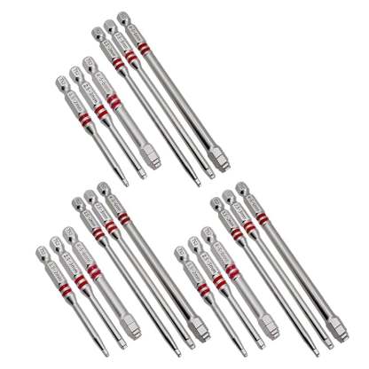 Pagoda‐Shaped Magnetic Hex Screwdriver Bits Set