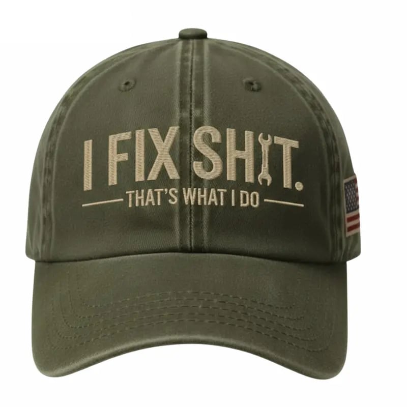 🔥LAST DAY 49% OFF🧢 Vintage Distressed “I Fix Sh*t” Cap