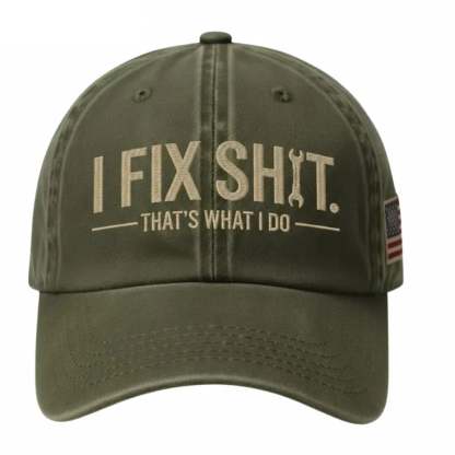 🔥LAST DAY 49% OFF🧢 Vintage Distressed “I Fix Sh*t” Cap