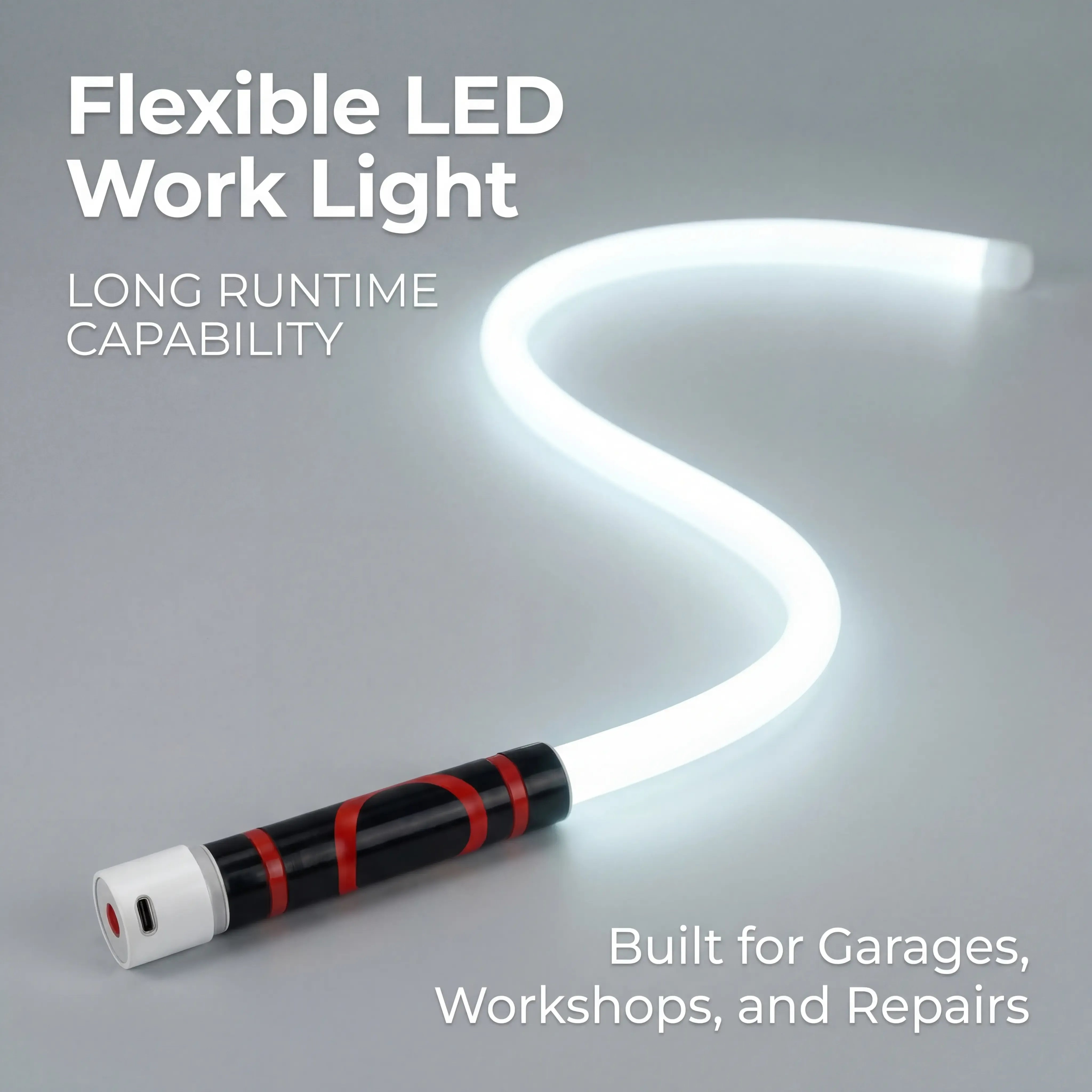 🌟 27" Flexible LED Work Light 🌟Bendable LED Flashlight Stick