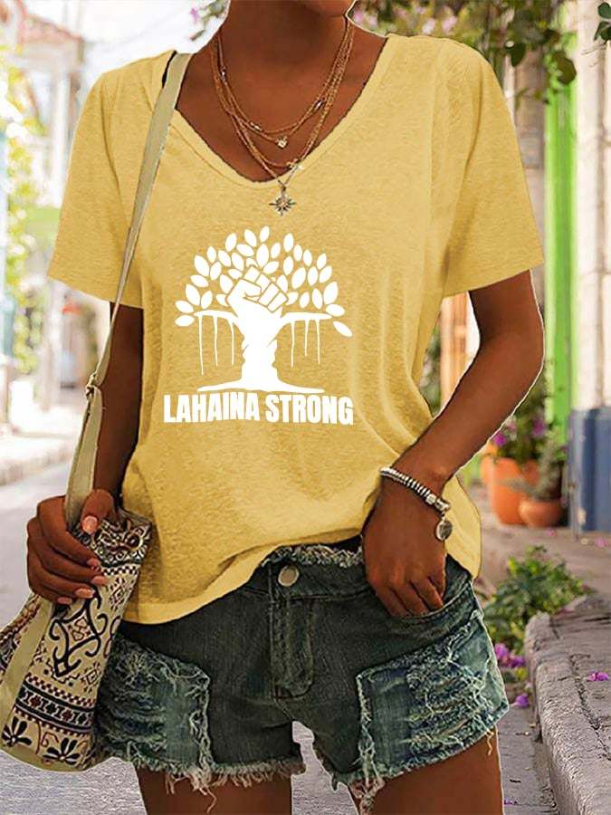 Women's Lahaina Strong Casual T-Shirt