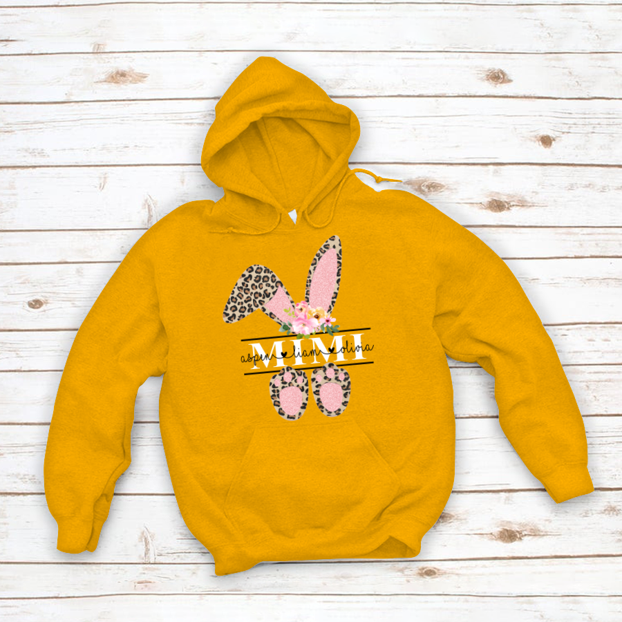 Leopard Bunny Mimi And Kids CL01 Hoodie