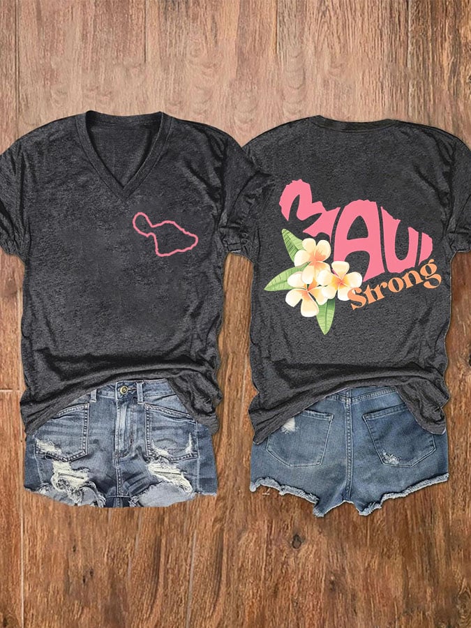 Women's Maui Strong Print T-Shirt