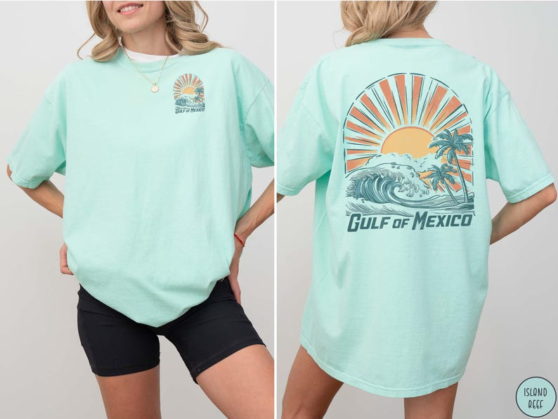 Gulf of Mexico Shirt Gulf Coast Shirt Mexico Beach Tee Gulf of Mexico Gift for Mexico Lover Gift Mexican Pride Shirt Texas Beach Shirt