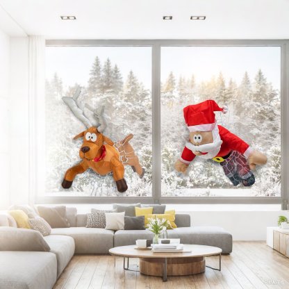 🎅🫎Crashing Reindeer & Santa Set