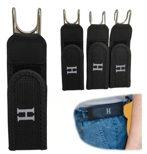 Tactical Metal Hook Elastic Belt (Unisex) - Patented No - Buckle Invis