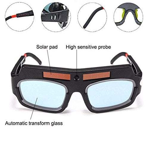 🎁⏳Solar Auto-Darkening Welding Goggles – Eye Protection with Smart Light Control
