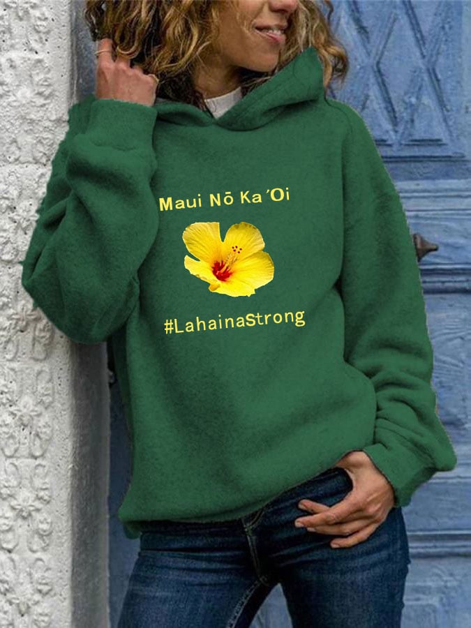 Women's lahaina strong hooded sweatshirt