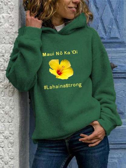Women's lahaina strong hooded sweatshirt