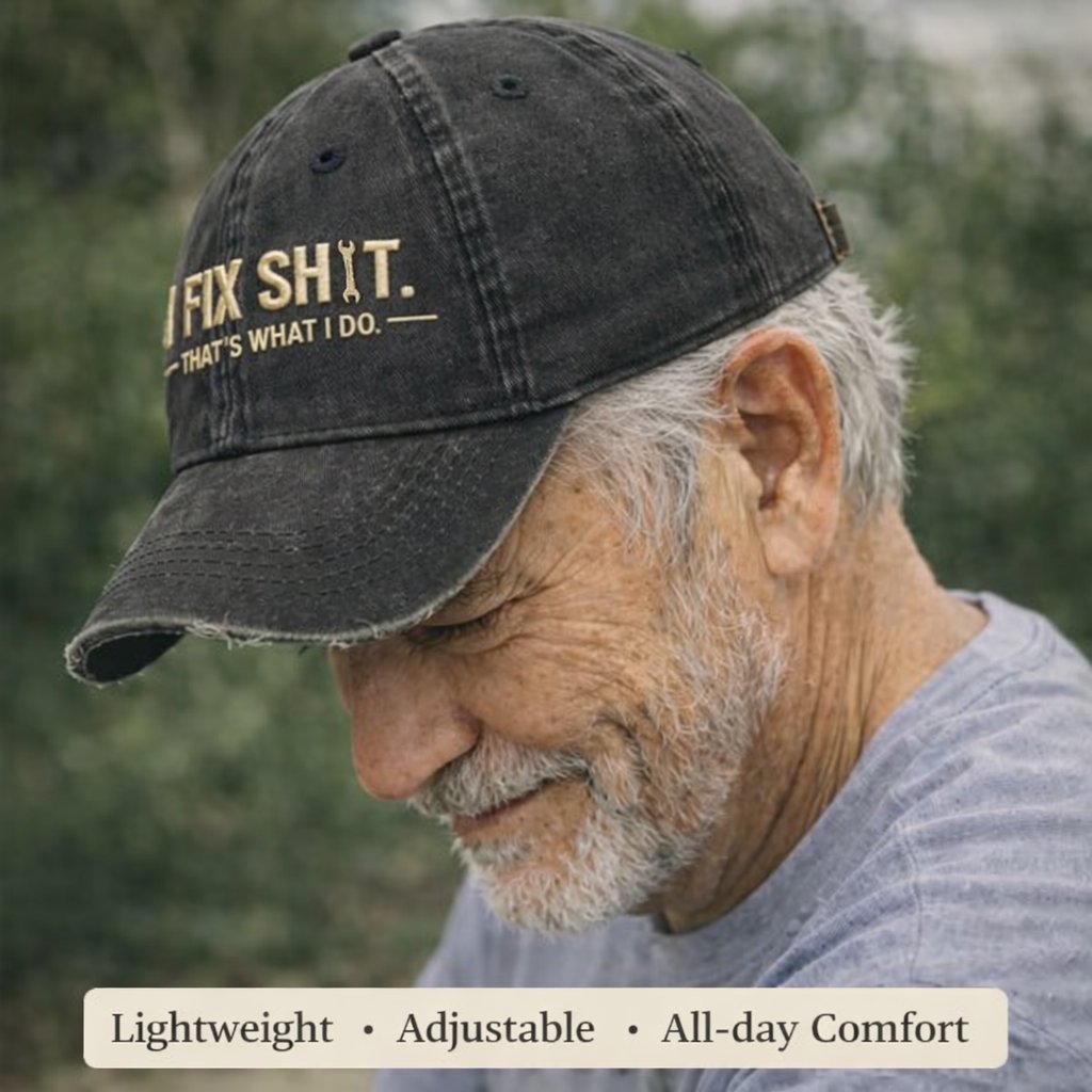🔥LAST DAY 49% OFF🧢 Vintage Distressed “I Fix Sh*t” Cap