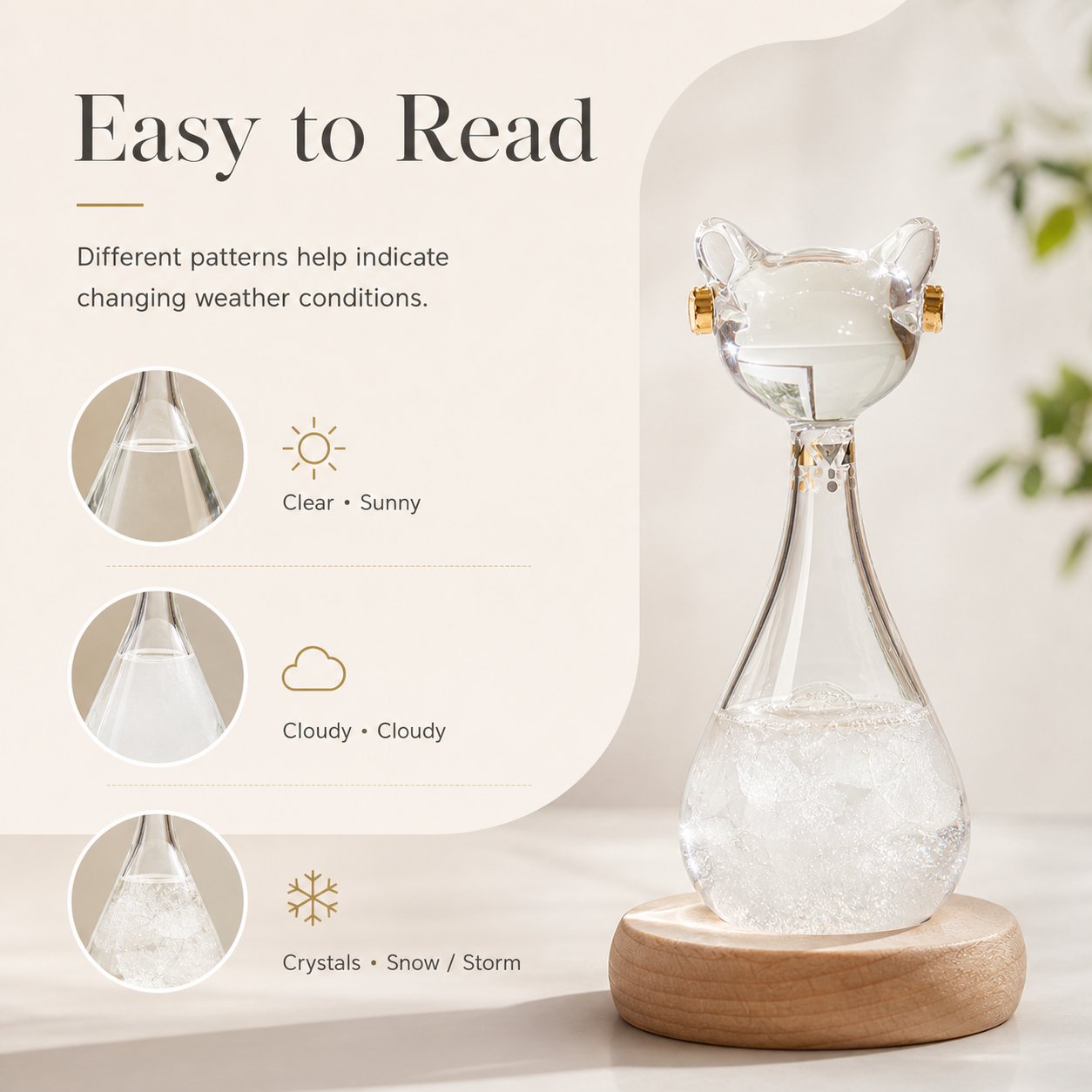 The Felis Forecast: Artisan Cat Storm Glass