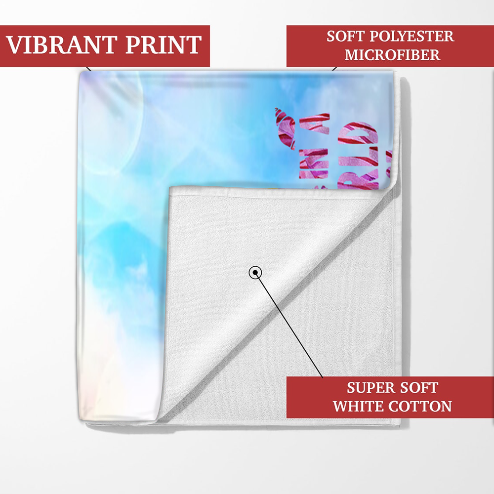 Mermaid Beach Towels, Personalized, Gifts for Grandma in a World Full of Grandmas Be a Mimi and Kids, Bath Towels for Summer Colors