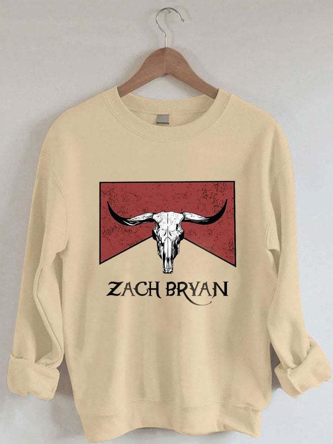 Women's Zach Bryan Print Sweatshirt