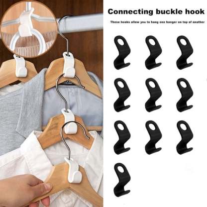 🔥The 2026 The best closet helper]Space-Saving Clothes Hanger Connector Hooks