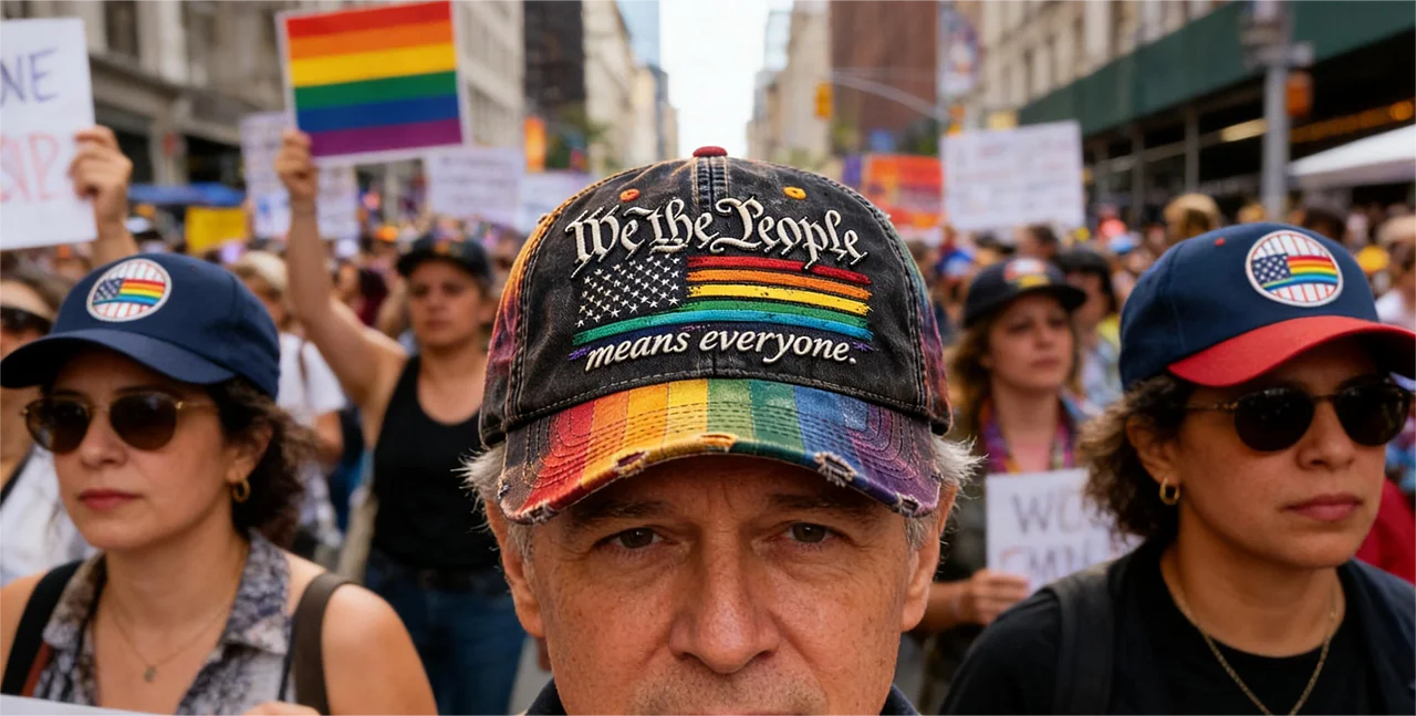 Rainbow Pride Month Gay Art Print Hat