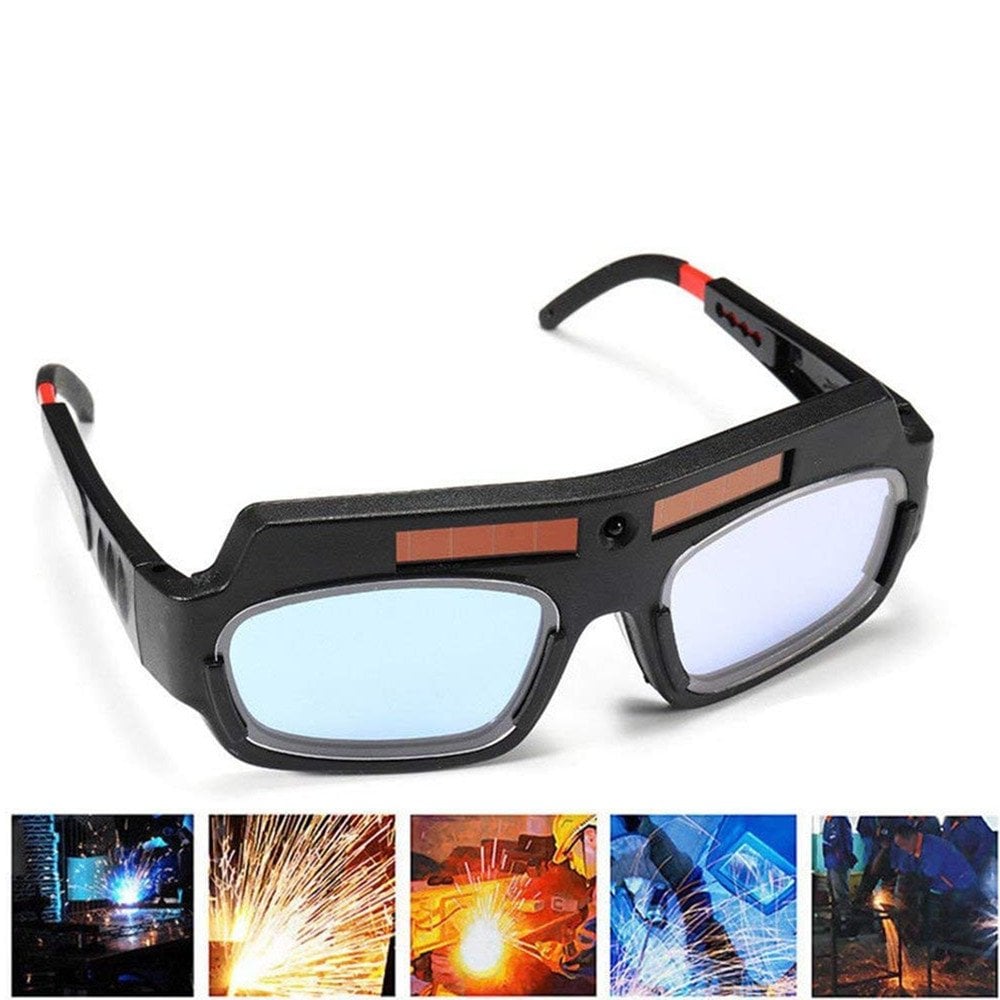 🎁⏳Solar Auto-Darkening Welding Goggles – Eye Protection with Smart Light Control
