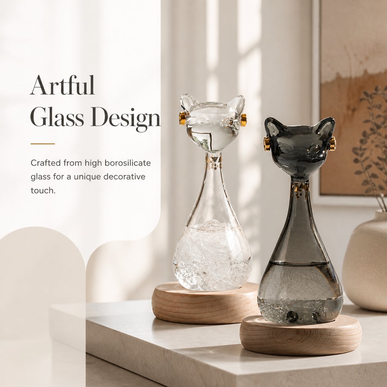 The Felis Forecast: Artisan Cat Storm Glass