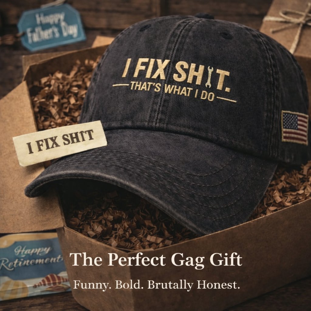 🔥LAST DAY 49% OFF🧢 Vintage Distressed “I Fix Sh*t” Cap