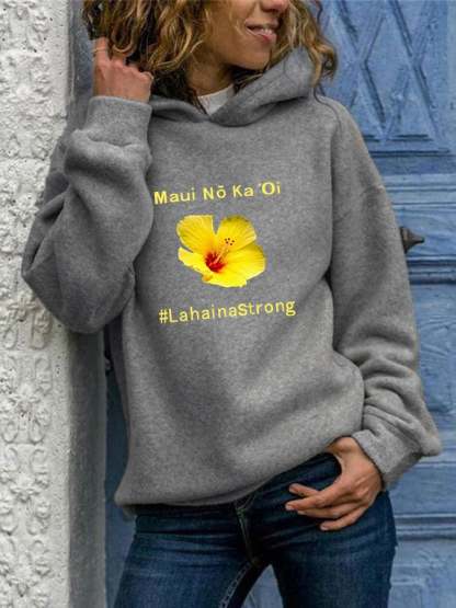 Women's lahaina strong hooded sweatshirt
