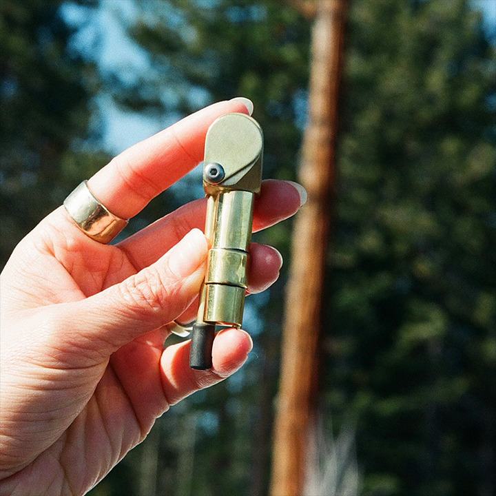 Original Brass Portable Proto Tool All-in-One w/Poker and Storage Tube