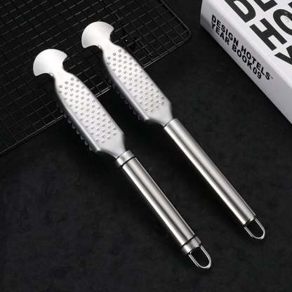 🐟2-in-1 Stainless Steel Fish Scaler + Ginger Grater