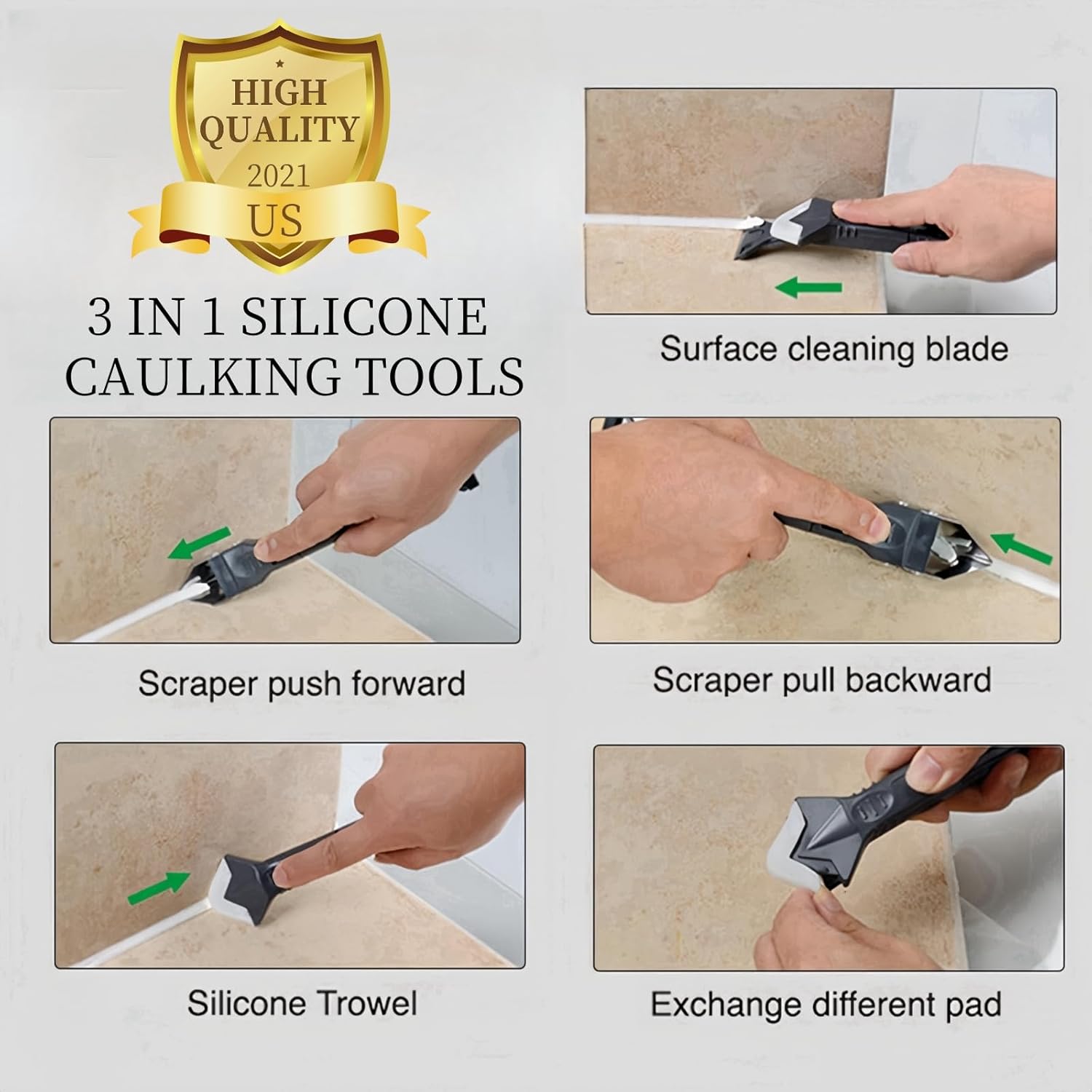 5 in 1 Silicone Caulking Tools