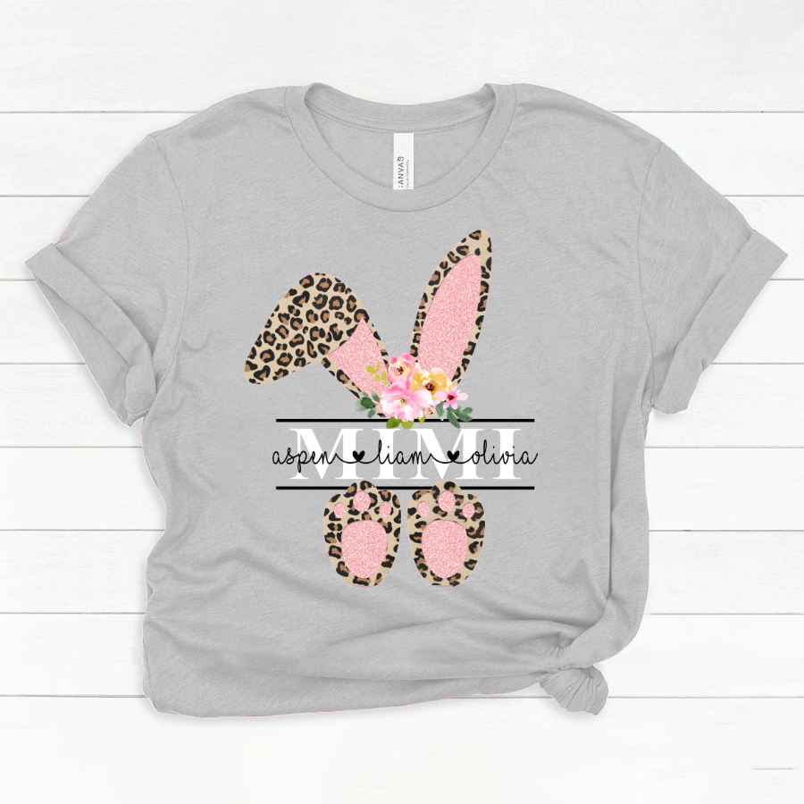 Leopard Bunny Mimi And Kids CL01 Classic Canvas