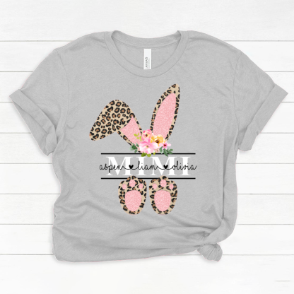 Leopard Bunny Mimi And Kids CL01 Classic Canvas