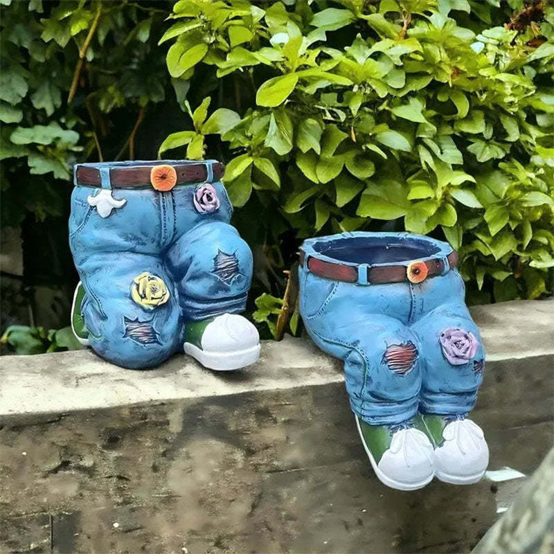 🔥Hot Sale 50% OFF🌷Creative 3D Jeans Shaped Flower Pot