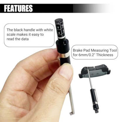Brake Pad Thickness Gauge