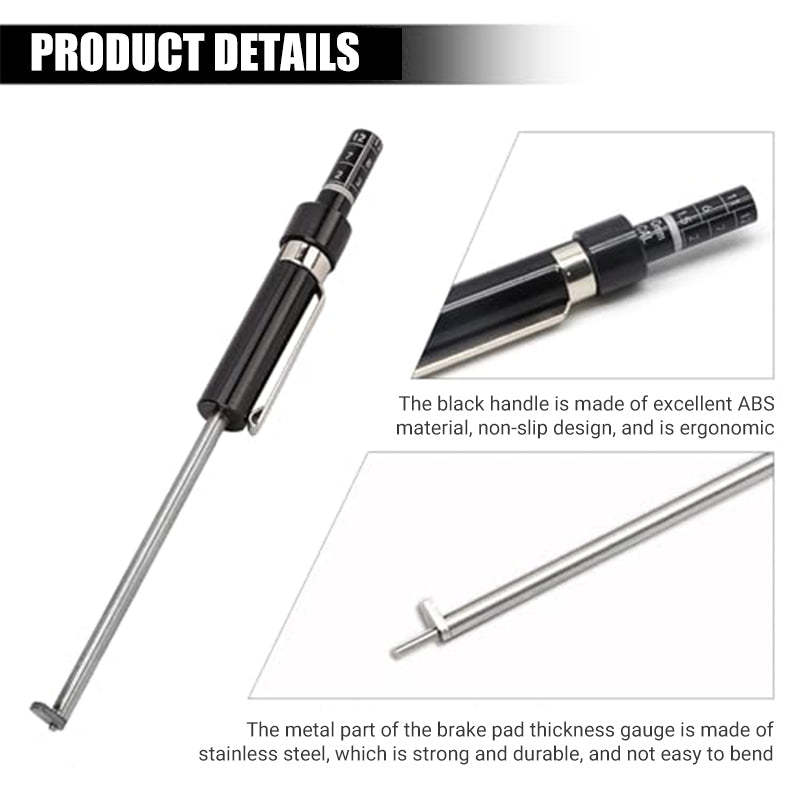 Brake Pad Thickness Gauge