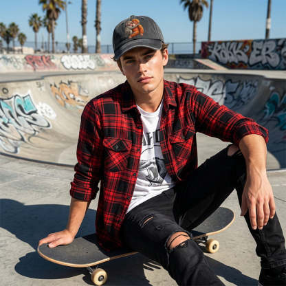 ⏳Limited-time 50% off⏰Vintage Cute Animal Print Baseball Cap🐵🧢