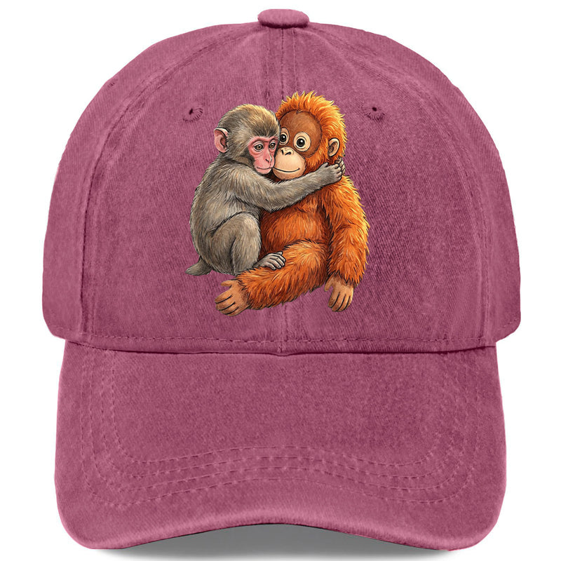 ⏳Limited-time 50% off⏰Vintage Cute Animal Print Baseball Cap🐵🧢